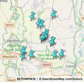 Mappa Via Gorizia, 26017 Trescore Cremasco CR, Italia (2.74667)