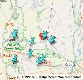 Mappa Via Gorizia, 26017 Trescore Cremasco CR, Italia (3.73833)