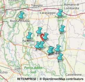 Mappa Via Gorizia, 26017 Trescore Cremasco CR, Italia (6.06917)