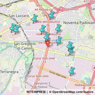 Mappa Corso Argentina, 35127 Padova PD, Italia (1.05636)