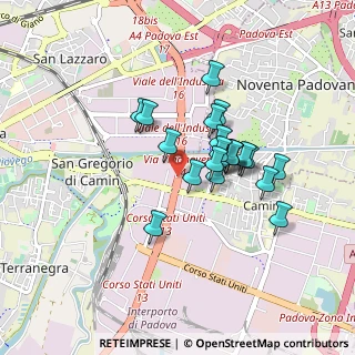 Mappa Corso Argentina, 35127 Padova PD, Italia (0.686)