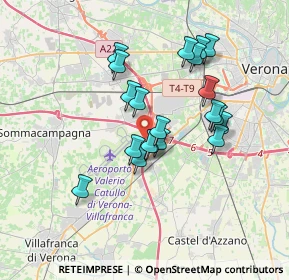 Mappa Car Rental Center, 37060 Verona VR, Italia (3.0105)