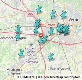 Mappa Verona Aeroporto, 37060 Caselle VR, Italia (3.5945)