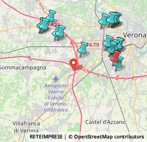 Mappa Verona Aeroporto, 37060 Caselle VR, Italia (4.7125)