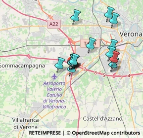 Mappa Car Rental Center, 37060 Verona VR, Italia (2.78313)