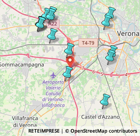 Mappa Verona Aeroporto, 37060 Caselle VR, Italia (4.67929)