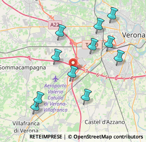 Mappa Verona Aeroporto, 37060 Caselle VR, Italia (4.07545)