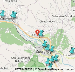 Mappa 3 Via F.lli Rosselli Cuorgnè To, 10082 Cuorgnè TO, Italia (2.83833)