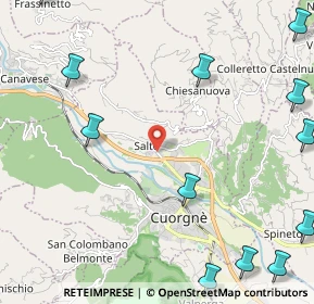 Mappa 3 Via F.lli Rosselli Cuorgnè To, 10082 Cuorgnè TO, Italia (3.33083)