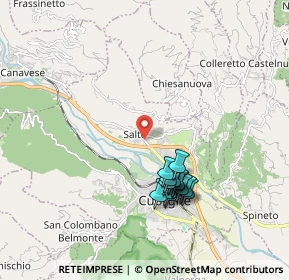 Mappa 3 Via F.lli Rosselli Cuorgnè To, 10082 Cuorgnè TO, Italia (1.74286)