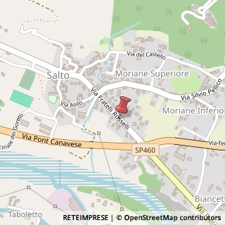 Mappa Via F.LLI Rosselli, 70, 10082 Cuorgnè, Torino (Piemonte)