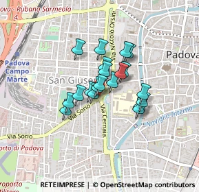 Mappa Piazzale Porta S. Giovanni, 35141 Padova PD, Italia (0.2735)