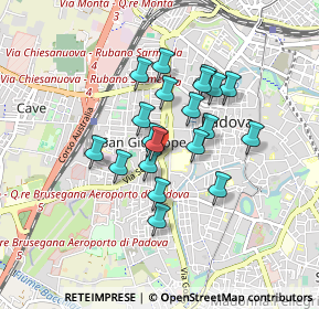 Mappa Piazzale Porta S. Giovanni, 35141 Padova PD, Italia (0.663)