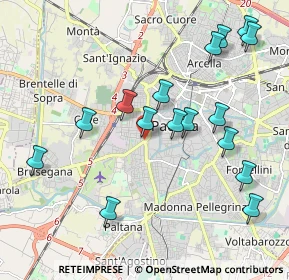 Mappa Piazzale Porta S. Giovanni, 35141 Padova PD, Italia (2.14313)