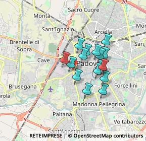 Mappa Piazzale Porta S. Giovanni, 35141 Padova PD, Italia (1.23188)