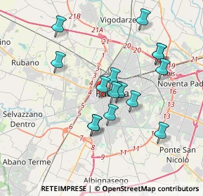 Mappa Piazzale Porta S. Giovanni, 35141 Padova PD, Italia (3.29933)