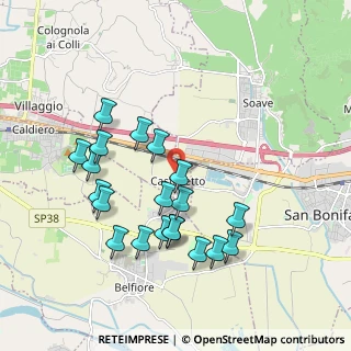 Mappa Via Don Tommaso Micheletto, 37038 Soave VR, Italia (1.871)