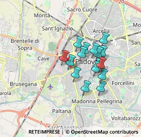 Mappa Via Monte Grappa, 35141 Padova PD, Italia (1.27313)