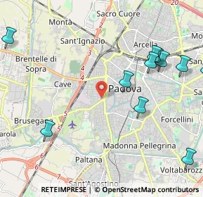 Mappa 35141 Padova PD, Italia (3.347)