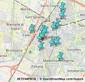 Mappa Via Monte Grappa, 35141 Padova PD, Italia (1.32308)