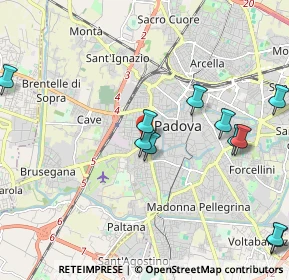 Mappa Via Monte Grappa, 35141 Padova PD, Italia (2.38273)