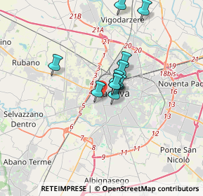 Mappa Via Monte Grappa, 35141 Padova PD, Italia (2.42182)