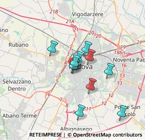 Mappa Via Monte Grappa, 35141 Padova PD, Italia (2.51182)