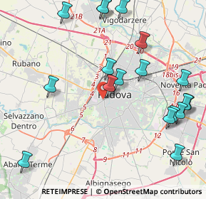 Mappa Via Monte Grappa, 35141 Padova PD, Italia (4.96)