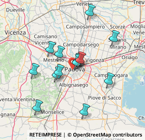 Mappa Via Monte Grappa, 35141 Padova PD, Italia (12.72692)