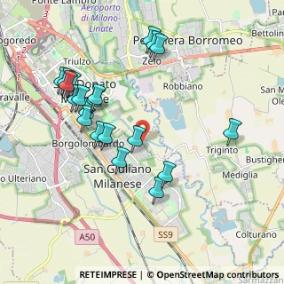 Mappa Via C. Collodi, 20098 San Giuliano Milanese MI, Italia (2.046)