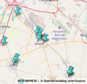 Mappa Via Boccaccio Giovanni, 25016 Ghedi BS, Italia (6.495)