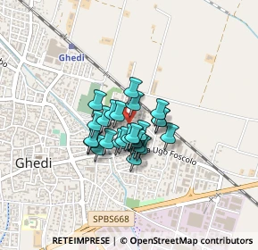 Mappa Via Boccaccio Giovanni, 25016 Ghedi BS, Italia (0.25)