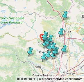 Mappa SP 460, 10082 Cuorgnè TO, Italia (11.28188)