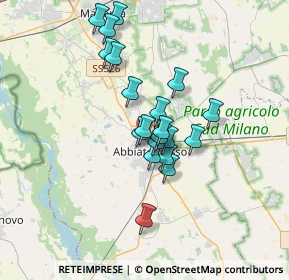 Mappa Via Generale Antonio Cantore, 20081 Abbiategrasso MI, Italia (2.701)
