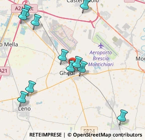 Mappa Via Luigi Pirandello, 25016 Ghedi BS, Italia (4.61545)