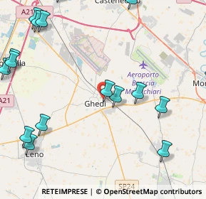 Mappa Via Luigi Pirandello, 25016 Ghedi BS, Italia (6.315)