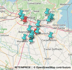 Mappa Via Luigi Pirandello, 25016 Ghedi BS, Italia (11.43875)