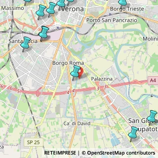 Mappa Str. le Grazie, 37134 Verona VR, Italia (3.60417)