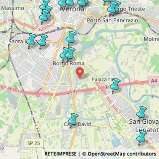 Mappa Str. le Grazie, 37134 Verona VR, Italia (3.2825)