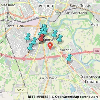 Mappa Str. le Grazie, 37134 Verona VR, Italia (1.39667)