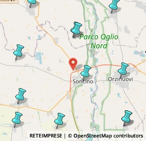 Mappa Via Pistoia, 26029 Soncino CR, Italia (7.188)