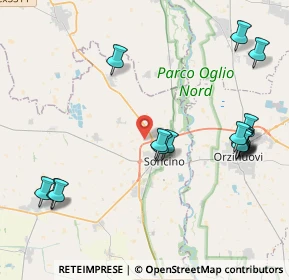 Mappa Via Pistoia, 26029 Soncino CR, Italia (4.79235)