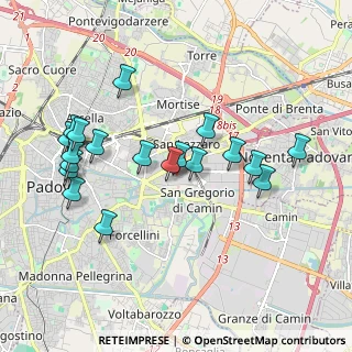 Mappa Via della Croce Rossa, 35129 Padova PD, Italia (1.8685)