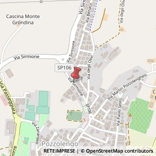 Mappa Via sirmione 15, 25010 Pozzolengo, Brescia (Lombardia)