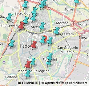 Mappa Lungargine del Piovego, 35121 Padova PD, Italia (2.316)