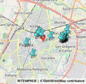 Mappa Lungargine del Piovego, 35121 Padova PD, Italia (1.47)