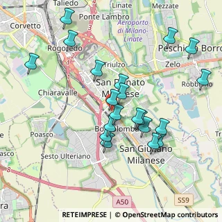 Mappa Via Ticino, 20097 San Donato Milanese MI, Italia (1.906)