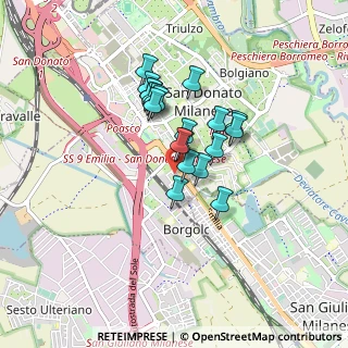 Mappa Via Ticino, 20097 San Donato Milanese MI, Italia (0.624)