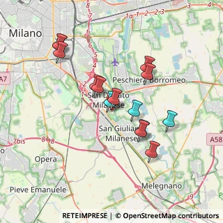 Mappa Via Giovanni Pascoli, 20097 San Donato Milanese MI, Italia (3.27286)