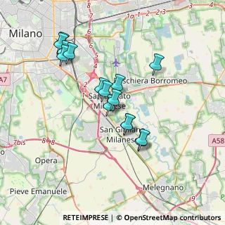 Mappa Via Giovanni Pascoli, 20097 San Donato Milanese MI, Italia (3.17333)
